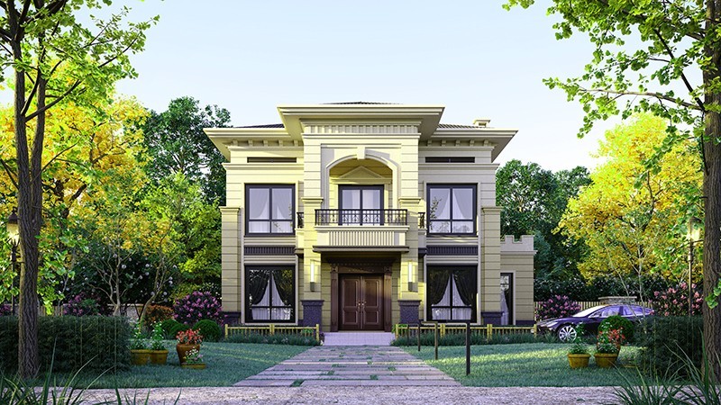 河池中式合院住宅，开放庭院与邻里乡亲更亲近